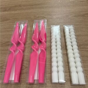 NWT Twisted Taper Candles